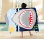 Shark Face Kid Beach Towel UPF 50+