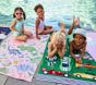 Floral Dino Kid Beach Towel UPF 50+