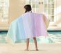 Stripe Tie-Dye Kid Beach Towel UPF 50+