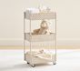 Open Box: Quinn Rolling Cart - Whitewash