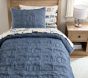 Chambray Stitch Train Quilt &amp; Shams