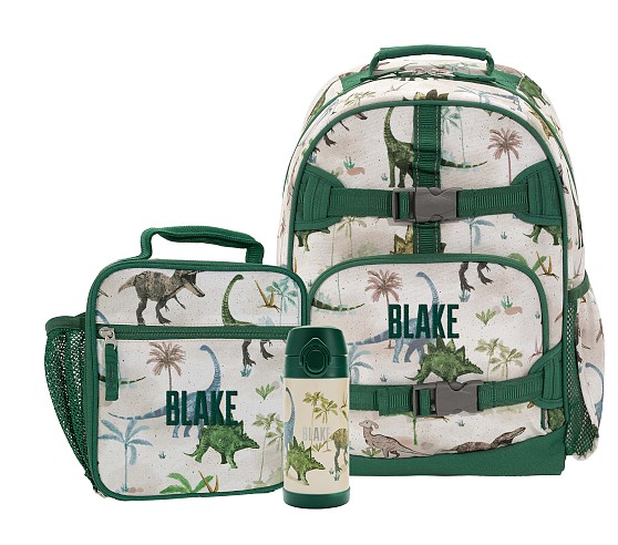 Mackenzie Green Glow-in-the-Dark Dinos Backpack | Pottery Barn Kids