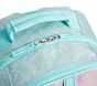 Mackenzie Aqua Sky Ombre Sparkle Glitter Backpacks