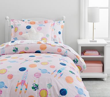 Solar System Glow-in-the-Dark Duvet Cover
