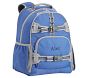 Mackenzie Blue Gray Trim Solid Backpacks