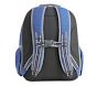 Mackenzie Blue Gray Trim Solid Backpacks
