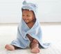 Hippo Plush Baby Hooded Towel