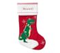 Open Box: Dinosaur Quilted Christmas Stocking