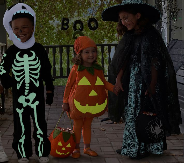 Kids Pumpkin Costume | Glow in the Dark | Pottery Barn Kids