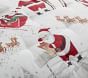 White Santa Comforter &amp; Shams