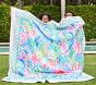 Lilly Pulitzer Mermaid Cove Family Towel UPF 50+