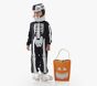 Open Box: Glow in the Dark Dino Skeleton Toddler Costume, 3T - Black/White