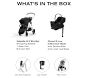 Cybex Gazelle S 2 Single to Double, Cloud G Lux &amp; Gazelle S Bassinet Travel System