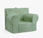 Oversized Anywhere Chair®, Sage Twill Slipcover Only