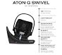 Cybex Gazelle S 2 Single to Double, Aton G &amp; Gazelle S Bassinet Travel System