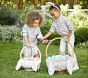 Long Ear Metallic Fur Bunny Easter Basket Liners