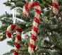 Shatterproof Tinsel Candy Cane Ornaments