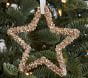 Shatterproof Tinsel Star Ornaments