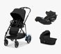 Cybex eGazelle S Single to Double, Cloud G Lux &amp; Gazelle S Bassinet Travel System