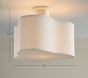 West Elm X PBK Organic Shade Flush Mount (16")