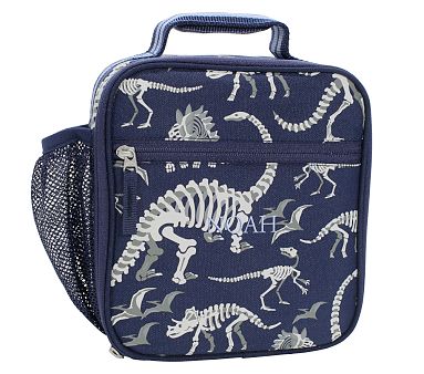 Mackenzie Navy Dinosaur Bones Glow Backpacks | Pottery Barn Kids