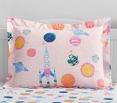 Solar System Glow-in-the-Dark Standard Sham