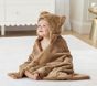 Teddy Bear Faux Fur Baby Hooded Towel
