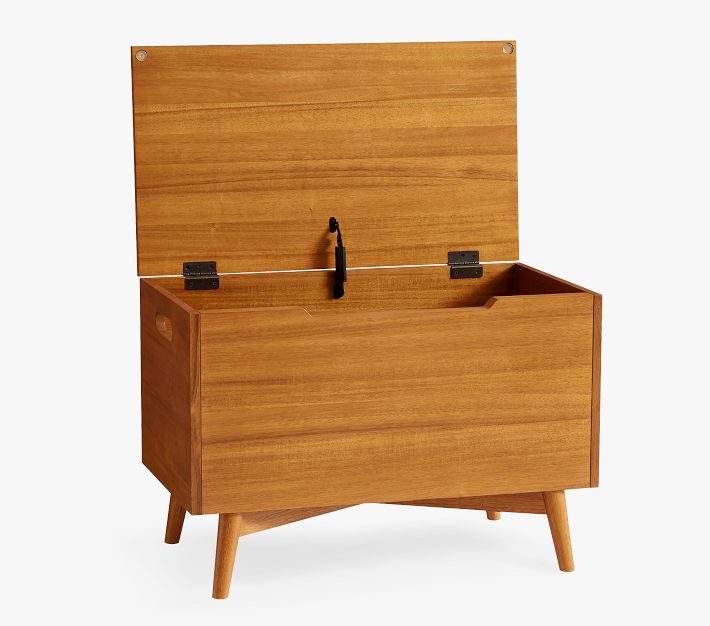 west elm x pbk Mid Century Modern Toy Box | Toy Storage | Pottery