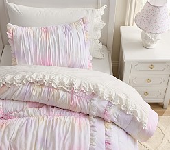 LoveShackFancy Rainbow Tie-Dye Quilt & Shams