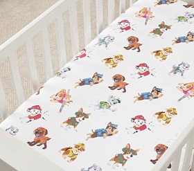Paw Patrol Official Licensed Single Fitted Sheet 200x90x25cm 100% Cotton Multi-Colored Kids Bedding