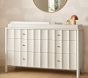 Scalloped 6-Drawer Dresser &amp; Topper Set ( 56w x 19d")