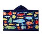 Funny Fish Kid Beach Hooded Towel UPF 50+
