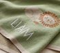Lion Intarsia Baby Blanket
