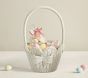 Rattan Scallop Easter Basket