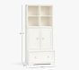 Ava Regency Cabinet &amp; Cubby Drawer Base Wall Storage System