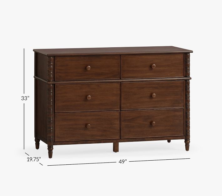 princess polly baby blue dress Chris Loves Julia Aged Oak 6-Drawer Changing Table (56w x 20d