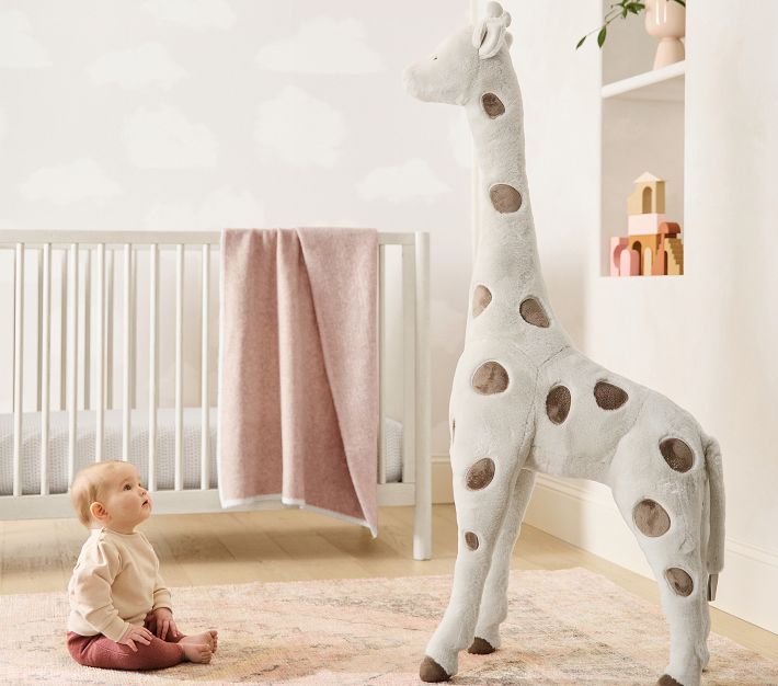 Jumbo Giraffe Plush Toy | Pottery Barn Kids
