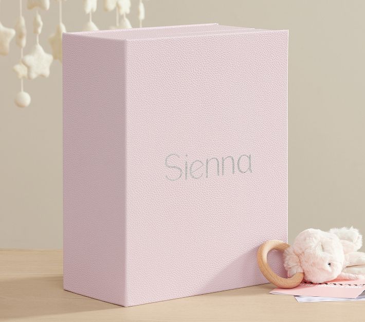 PBK x Savor Baby Vault Shagreen Keepsake Box | Pottery Barn Kids