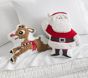 Rudolph® Shaped Light-Up and Rudolph® Santa Pillow Set