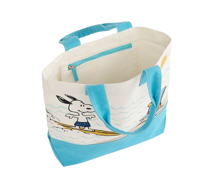 Surfing Peanuts® Snoopy® Tote Bag | Pottery Barn Kids