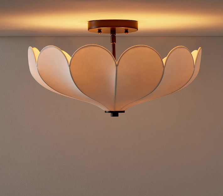 Chris Loves Julia Parasol Semi-Flush Mount 18