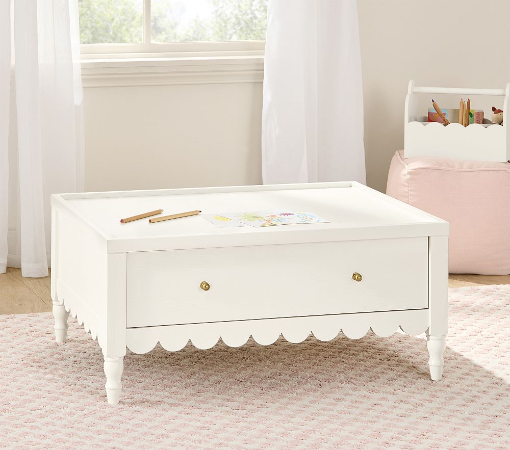 Penny Activity Table, French White | Pottery Barn Kids