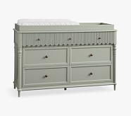 slim fit dress slacks Babyletto Hudson 3-Drawer Changer Dresser with Changing Tray main image 0