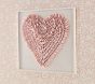Dimensional Fabric Heart Wall Art