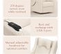 Babyletto Kiwi Deluxe Power Swivel Recliner with Heat and Massage