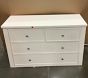 Open Box: Catalina Beadboard 4-Drawer Dresser (45"W x 19"D) - Simply White