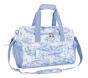 LoveShackFancy Blue Damask Floral Mackenzie Sports Duffle