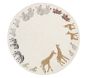 Safari Animals Border 5' Round Rug