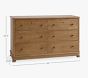 Chris Loves Julia Lakehouse 6-Drawer Dresser (56w x 20d")