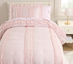 Gabriella Gingham Ruffle Comforter & Shams